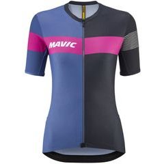 MAVIC WOMENS SHORT SLEEVE JERSEY KSYRIUM PRO DEEP BLUE