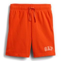 GAP 886774-02 Dětské kraťasy s logem French Terry Oranžová