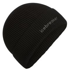ICEBREAKER U Merino All Day Toque Beanie, black