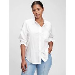 GAP 704271-01 Košile perfect organic cotton Bílá