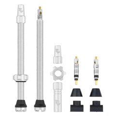 WOLF TOOTH Tubeless Valve Stem Kit 80mm raw silver