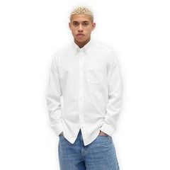 GAP 787781-02 Košile Oxford s logem Bílá