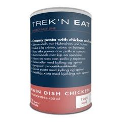 TREK'N EAT Těstoviny s křehkým kuřetem, smetanou a listovým špenátem 500 g