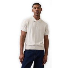 GAP 889774-04 Polo svetr s krátkým rukávem Šedá