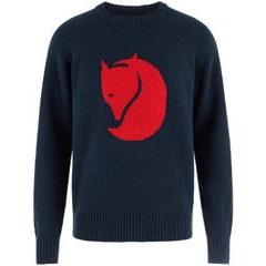 FJÄLLRÄVEN Fjällräven Logo Knit Sweater M Dark Navy