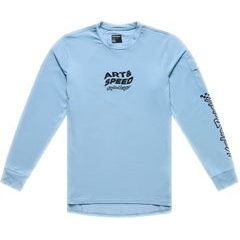 TROY LEE DESIGNS RUCKUS RIDE TEE WAVES DAWN BLUE