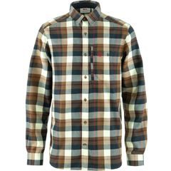 FJÄLLRÄVEN Fjällglim Shirt M Wood Brown-Chalk White