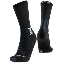 X-BIONIC X-SOCKS® RUN EXPERT SILK MERINO CREW X Black/Light Grey