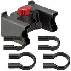 KLICKFIX Adaptér na řidítka Ø 22-26 mm/31,8 mm, Černá