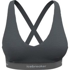 ICEBREAKER W Mer 125 Cool-Lite Sprite Racerback Bra GRITSTONE HTHR-013
