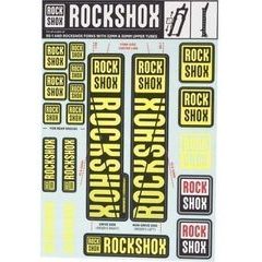 ROCK SHOX DECAL KIT 35MM DC NE01 YELLOW