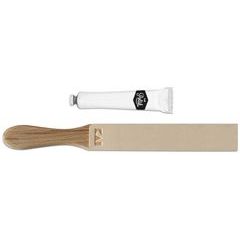 KAI Sada na obtahování nožů, kožený strop (20,5x4 cm) + leštící pasta