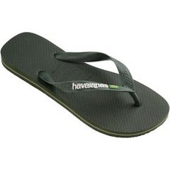 HAVAIANAS BRASIL LOGO GREEN OLIVE