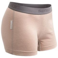 SENSOR MERINO ACTIVE dámské kalhotky s nohavičkou almond beige