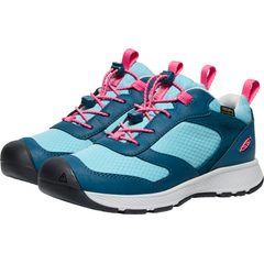 KEEN SKUA WP YOUTH, reef waters/rouge red