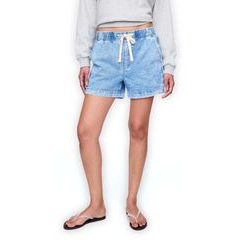 GAP 739808-00 Džínové kraťasy Modrá