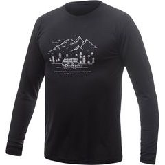 SENSOR MERINO ACTIVE PT VAN LIFE pánské triko dl.rukáv černá