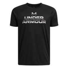 UNDER ARMOUR Tech Split Wordmark SS-BLK