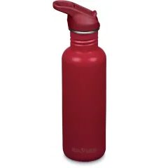KLEAN KANTEEN Classic 800 ml (w/Flip Seal Sport) - Garnet