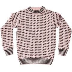 DEVOLD Original Islender Wool Sweater Chalk Pink/Anthracite