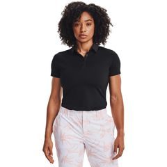UNDER ARMOUR UA Zinger Short Sleeve Polo, Black