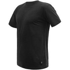 SENSOR MERINO CORDURA pánské triko kr.rukáv černá