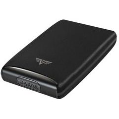 TRU VIRTU Credit Card Case RAZOR Fan - leather Nappa Black