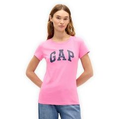 GAP 843334-03 Tričko s vaflovým vzorem Růžová