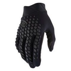 100% GEOMATIC Gloves, Black/Charcoal