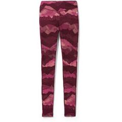 SMARTWOOL W CLASSIC THERMAL MERINO BL PATTERN BB festive fuchsia mountain scape