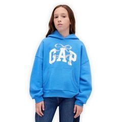 GAP 847145-00 Dětská oversize mikina Logo VintageSoft Modrá