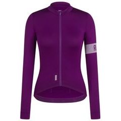 RAPHA Pro Team Women's Midweight Long Sleeve Cycling Jersey II Purple/bílá
