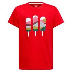 LA SPORTIVA Icy Mountains T-Shirt K, Mountain Red