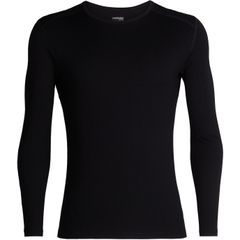 ICEBREAKER MEN 260 TECH LS CREWE, BLACK