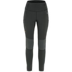FJÄLLRÄVEN Abisko Värm Trekking Tights W, Black-Iron Grey
