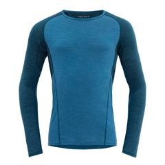 DEVOLD Running Merino 130 Shirt Man, Blue