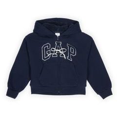 GAP 835294-00 Dětská zateplená sherpa mikina Tmavě modrá