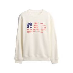 GAP Mikina s logem Heritage Americana Bílá