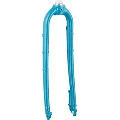 TREK Fork Rigid Trek-Diamant 700c Disc/Curved 330mm, 52mm Teal