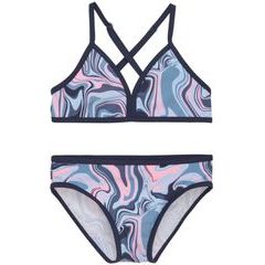COLOR KIDS Bikini, AOP, cerulean