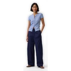 GAP 896423-01 Kalhoty Twill Easy Barrel Tmavě modrá