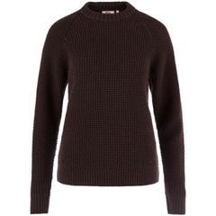 FJÄLLRÄVEN Övik Waffle Knit W Black Oak