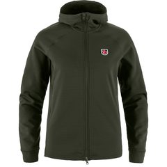FJÄLLRÄVEN Expedition Fleece Hoodie W Deep Forest