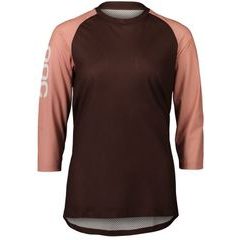POC W's MTB Pure 3/4 Jersey Axinite Brown/Rock Salt