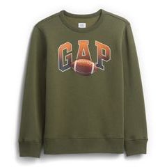 GAP 795118-02 Dětská mikina s logem Zelená