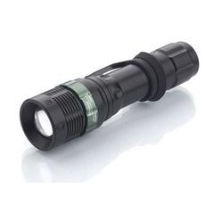 SOLIGHT WL09 LED kovová svítilna, 150lm, 3W CREE LED, černá, fokus, 3 x AAA