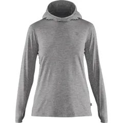 FJÄLLRÄVEN Abisko Sun-hoodie W Shark Grey
