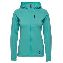 BLACK DIAMOND W COEFFICIENT FLEECE HOODY Dark Patina