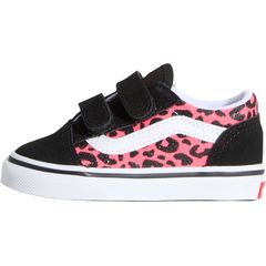 VANS Old Skool V GLITTER LEOPARD Diva Pink