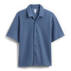 GAP 884287-01 Dětská žebrovaná košile Tmavě modrá